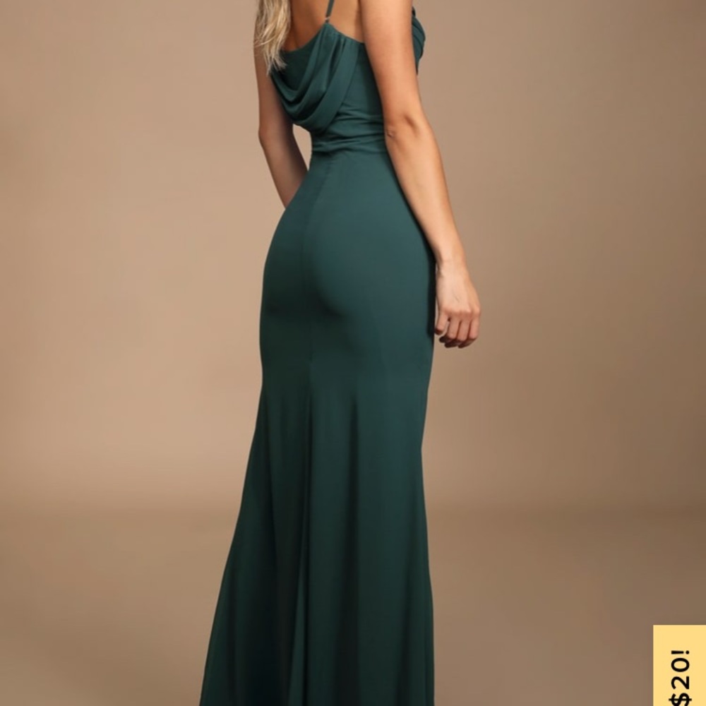 Lulus Long Green Dress